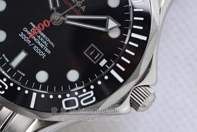 OMEGA手錶 歐米茄海馬007紀念款腕表 陶瓷表圈 歐米茄機械男表 歐米茄高端男士腕表  hds1469